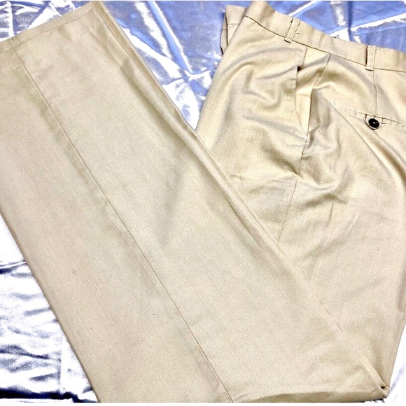 3/$32 VTG 70s GATOR of FLORIDA Khaki Straight Leg Chino Style Dress Pants 28/31 - Picture 5 of 10